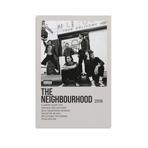 RWEWQRHG Poster "The Neighbourhood 5,125.7 cm, moderne Kunst, Gemälde, Ästhetik, Leinwand, Wandkunst, Poster, 40 x 60 cm, ungerahmter Stil RWEWQRHG Poster "The Neighbourhood 5,125.7 cm, moderne Kunst, Gemälde, Ästhetik, Leinwand, Wandkunst, Poster, 40 x 60 cm, ungerahmter Stil von RWEWQRHG