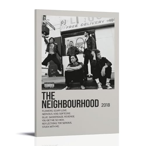 RWEWQRHG Poster "The Neighbourhood 5,125.7 cm, moderne Kunst, Gemälde, Ästhetik, Leinwand, Wandkunst, Poster, 60 x 90 cm, Rahmenstil RWEWQRHG Poster "The Neighbourhood 5,125.7 cm, moderne Kunst, Gemälde, Ästhetik, Leinwand, Wandkunst, Poster, 60 x 90 cm, Rahmenstil von RWEWQRHG