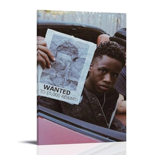 RWEWQRHG Tay K Poster, moderne Kunst, Malerei, Ästhetik, Leinwandbezug, Wandkunst, Poster, 30 x 45 cm, Rahmenstil von RWEWQRHG