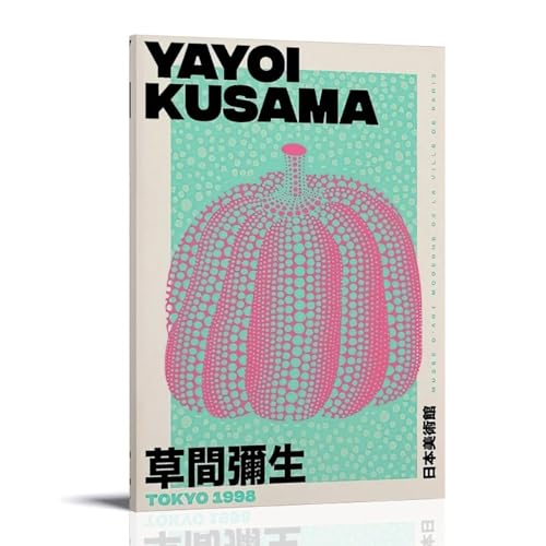 RWEWQRHG Yayoi Kusama Poster, moderne Kunst, Malerei, Ästhetik, Leinwandbezug, Wandkunst, Poster, 40 x 60 cm, Rahmenstil RWEWQRHG Yayoi Kusama Poster, moderne Kunst, Malerei, Ästhetik, Leinwandbezug, Wandkunst, Poster, 40 x 60 cm, Rahmenstil von RWEWQRHG