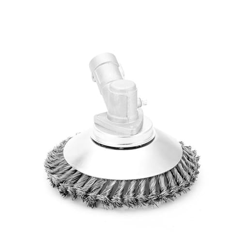 6 Zoll/8 Zoll Stahldraht-Trimmerkopf, Grasbürstenschneider, Staubentfernung, Unkrautplatte for Rasenmäher, 150 Mm/200 Mm Schüsselrad-Trimmer(8in Trimming Head) von RWFRKABNK