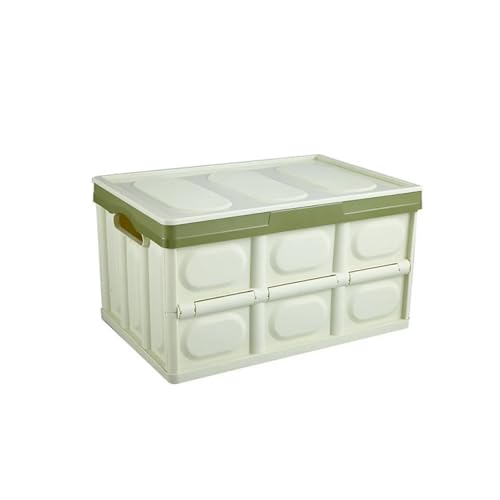 Aufbewahrungsboxen Aus Kunststoff For Den Kofferraum, Stapelbar, Große Kapazität, Offene Aufbewahrungsbox, Platzsparend, Aufbewahrungsboxen Fürs Auto, Outdoor-Camping(Green-S) von RWFRKABNK
