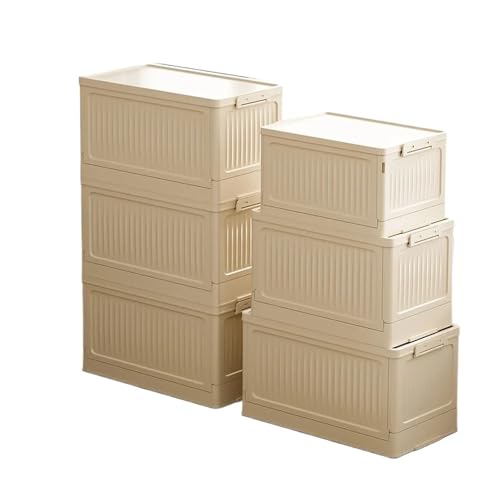 Faltbare Aufbewahrungsbox For Outdoor-Camping, Stapelbarer Kofferraum Mit Deckel, Aufbewahrungsboxen, Multifunktional, For Zuhause, Bücherregal, Kleinigkeiten-Boxen, Organizer(S-39x27x21.5cm) von RWFRKABNK