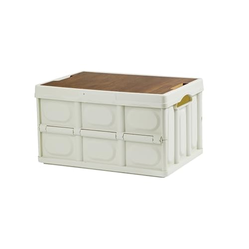 Faltbare Aufbewahrungsbox Fürs Auto, Zusammenklappbar, Große Auto-Backup-Aufbewahrungsbox Aus Kunststoff, For Den Außenbereich, Camping-Box(Pink) von RWFRKABNK