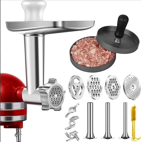 Metall-Lebensmittelwolf-Aufsatz, Kompatibel Mit KitchenAid-Standmixern, Fleischwolf, Wurstfüller, Toller Aufsatz For KitchenAid 2024 Metall-Lebensmittelwolf-Aufsatz, Kompatibel Mit KitchenAid-Standmixern, Fleischwolf, Wurstfüller, Toller Aufsatz For KitchenAid 2024 von RWFRKABNK