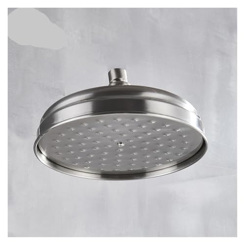 POIQIHY Messing Golden Regendusche Kopf Dusche Wasserhahn Kopf Badezimmer Ersetzen Regen Duschkopf Antike Messing Duschkopf Zubehör(Clear) von RWFRKABNK