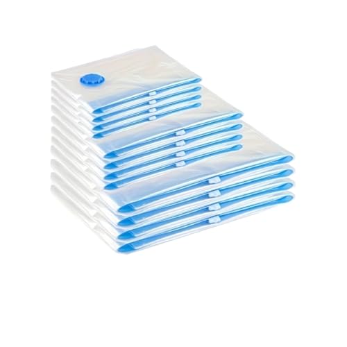 RWFRKABNK 3/5/10 Stück Vakuum-Aufbewahrungsbeutel for Kleidung, Bettwäsche, Platzsparende Beutel, Vakuum-Versiegelungspaket, Faltbare Komprimierte Organizer-Tasche(100CM x 120CM) von RWFRKABNK