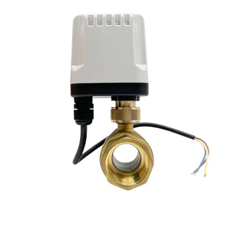 1/2 3/4 1 Zoll Vollbohrung Motorisiertes Kugelventil Version 3-Draht oder 2-Draht Großes Drehmoment Metallmotor 1St(1/2",12VDC_CR04) von RWGBSFJQ