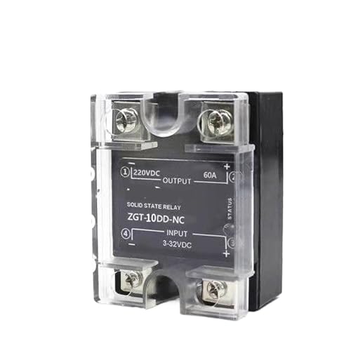 1 Stücke 10A 25A 40A DD NC Öffner SSR Einphasig DC Steuerung DC Kühlkörper SSR-25DD 40DD NC Solid State Relais(10DD) von RWGBSFJQ