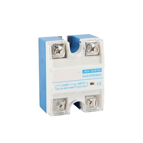 1 Stücke 120A 150A DA Einphasig DC Steuerung AC Kühlkörper 24-480VAC Zu 3-32VDC SSR-120DA Halbleiterrelais(150DA) von RWGBSFJQ