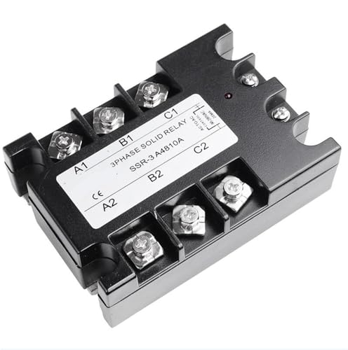 10A 25A 40A SSR 3-Phasen-Halbleiterrelais SSR-10 AC-zu-AC-Halbleiterrelais 25 SSR-Relais Dreiphasiges SSR 25A Rele 1 Stücke(A4810A) von RWGBSFJQ