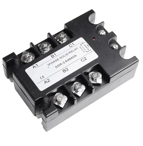 10A 25A 40A SSR 3-Phasen-Halbleiterrelais SSR-10 AC-zu-AC-Halbleiterrelais 25 SSR-Relais Dreiphasiges SSR 25A Rele 1 Stücke(A4840A) von RWGBSFJQ