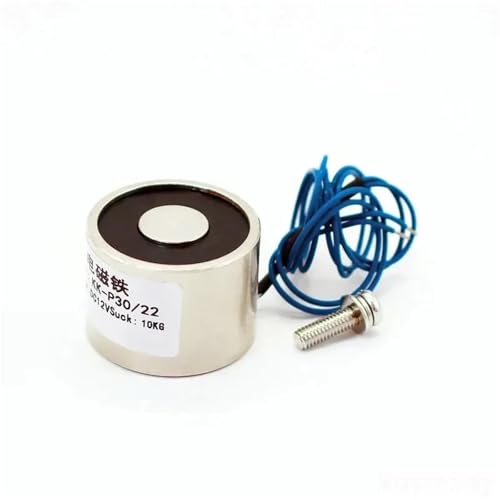 30/22 DC 12V Elektromagnet Hebe 10KG 100N Solenoid Sucker Halten Elektrische Magnet 1Pcs(6V) von RWGBSFJQ