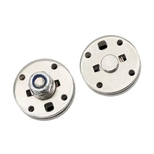 360 Grad Dämpfung rotierende Welle Gelenkstützarm Zubehör kreisförmiges Drehmomentscharnier 1Pcs(1.5MM-1.0N.m) von RWGBSFJQ