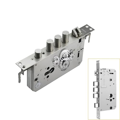 6068 304 Edelstahl Türschloss Körper Interne Getriebe Struktur for Smart Fingerprint Lock 1Pcs(24x240 with hook) von RWGBSFJQ