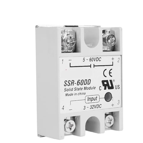 60DD 60A SSR-60DD Solid State Modul Relais DC-DC Einphasig SSR 3-32V 12V DC ZU 5-60V DC Ausgangslast 1St 60DD 60A SSR-60DD Solid State Modul Relais DC-DC Einphasig SSR 3-32V 12V DC ZU 5-60V DC Ausgangslast 1St von RWGBSFJQ
