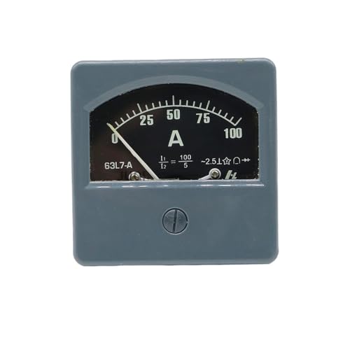 63L7 Zeigertyp Marine Meter AC Amperemeter 50A-500A Instrument 80 * 80mm 1 Stücke(150A (5A)) von RWGBSFJQ