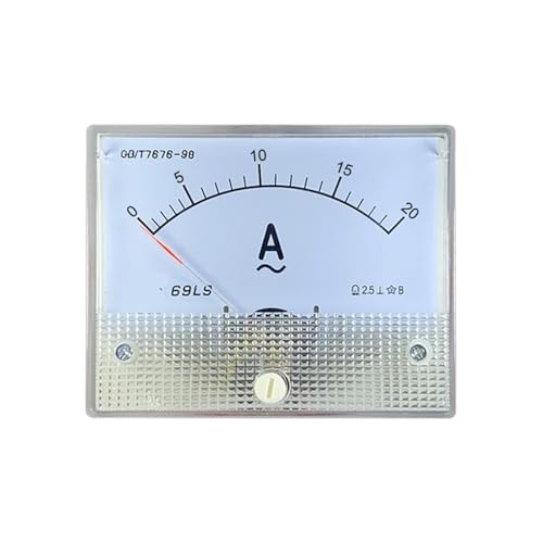 69l9 AC Amperemeter 3A 5A 10A 20A 30A 50A Zeiger Meter 64 * 80mm Größe 1Pcs(AC 50-5A) von RWGBSFJQ