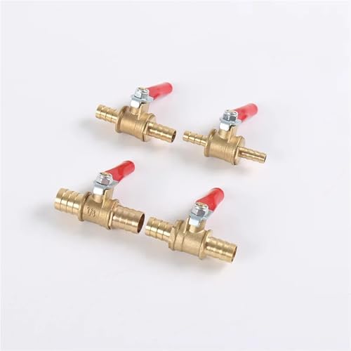 6mm 8mm 10mm12mm Kugelhahn-Absperrkugelhahn Kleines Messingkugelventil 1 Stücke(10mm Barb) von RWGBSFJQ
