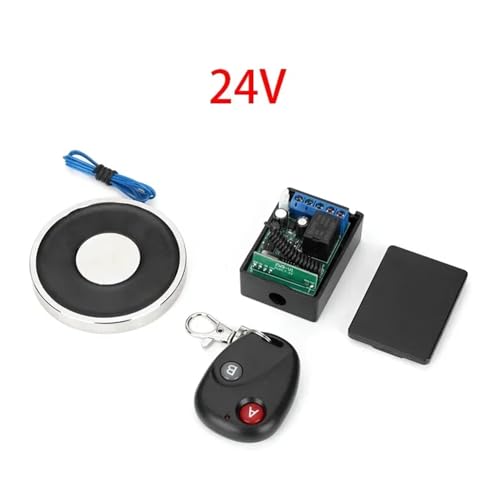 70/10 12V 24V Die Drahtlose Fernbedienung Electro Magnet Elektromagnet Magneten Controller 1Pcs(24V White) von RWGBSFJQ