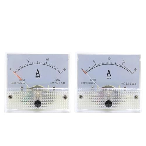85C1 DC Analog Panel Voltmeter Amperemeter Amp Volt Meter Gauge 1A- 500A 1Pcs(200A) von RWGBSFJQ