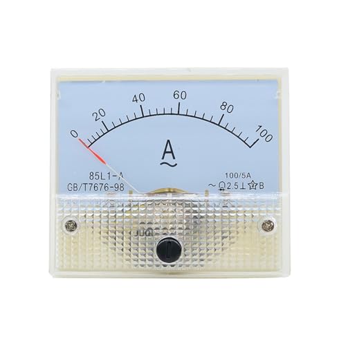 85L1 AC Zeiger Typ Analog Strom Meter Panel 1A-500A Mechanische Amperemeter 1Pcs(600A (5A)) von RWGBSFJQ