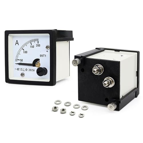 99T1 AC Amperemeter 1A-2000A Zeiger Meter Strom Meter 1Pcs(AC 50-5A) von RWGBSFJQ