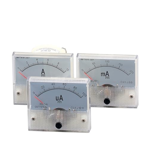 Analog Amperemeter 85C1-A DC Amp Gauge Strommessung Panel Meter 1 Stücke(5A) von RWGBSFJQ