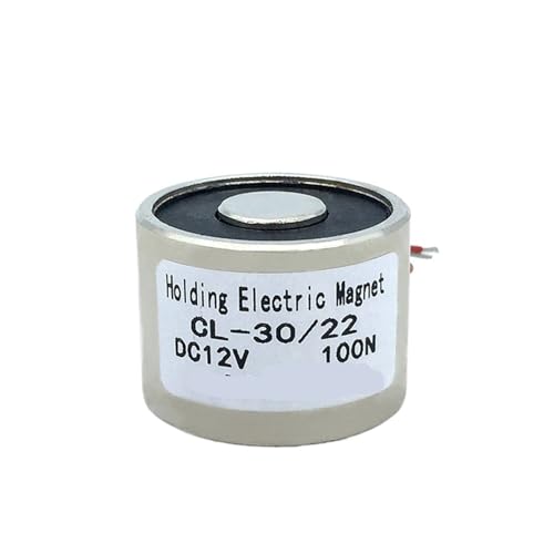 D30mm * H22mm 10KG 22lbs 100N Halten Elektrischer Magnet Hebe Solenoid Sucker DC 6V 12V 24V 1Pcs(12V) von RWGBSFJQ