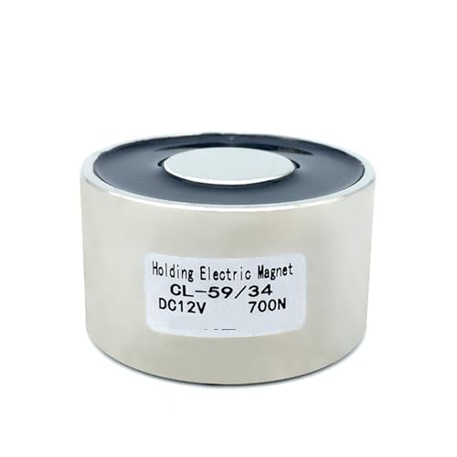 D59mm * H34mm Halten Elektrischer Magnet Heben 70KG/154lbs/700N Saugnapf Elektromagnet DC 6V 12V 24V 1Pcs(12V) von RWGBSFJQ