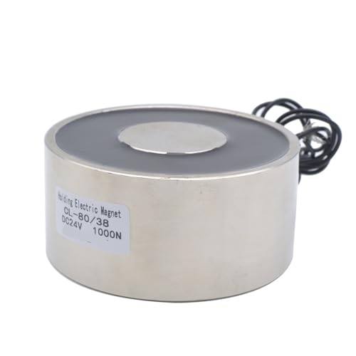 D80mm * H38mm 100KG/220lbs/1000N Halten Elektrischer Magnet Hebe Solenoid DC 6V 12V 24V 1Pcs(24V) von RWGBSFJQ