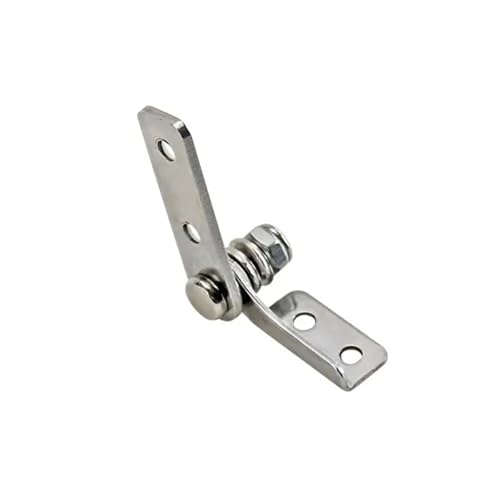 Dämpfungsscharnier aus Edelstahl mit einstellbarem Drehmomentanschlag, 1 Stück(DTB Left,0.4N.m) von RWGBSFJQ
