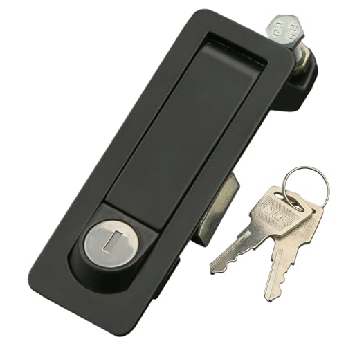 Elektrische Schrank Flugzeug Schloss Sicherheit RV Push Button Panel Lock 1Pcs(MS606 without key) von RWGBSFJQ