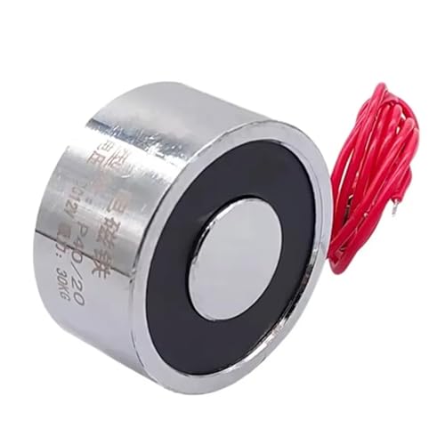 Elektromagnet P40/20 Heben 30Kg 300N Elektromagnet 12/24/6V Solenoid-Elektromagnet 1St(12V) von RWGBSFJQ