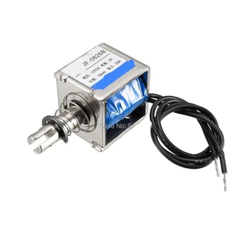 JF-0826B DC6/12/24V 2A 10mm Hub 20N Kraft Push-Pull-Typ Rahmen Verdrahteter DC-Elektromagnet Magnet 1St(6V) von RWGBSFJQ