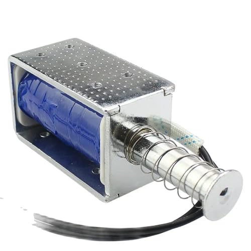 LY-1264B DC Leistungsstarker Push-Pull-Elektromagnet 12 V 24 V Magnetspule Hub 30 mm 1 Stück(12V) von RWGBSFJQ