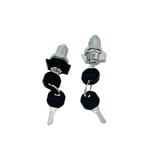 MS815 Möbel Edelstahl Mailbox Power Versteckte Cam Lock Viertel Drehen Schlösser Schlüssel 1Pcs(Silver) von RWGBSFJQ