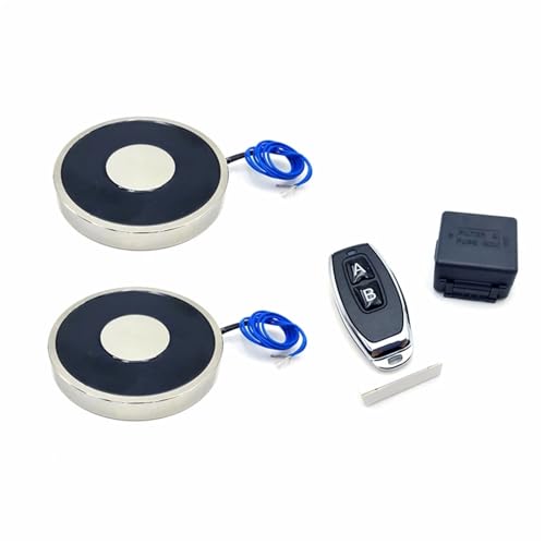 Magnetsteuerung Elektromagnet DC12V Elektrischer Elektromagnetischer Solenoid-Sauger 1St(2 magnets and remote) von RWGBSFJQ