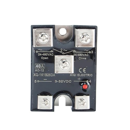 NC und NO SSR 10A 25A 40A DA Normalerweise geschlossen und normalerweise offen Einphasig DC-Steuerung AC SSR-10DA 25DA NC Halbleiterrelais 1 Stück(40DA) von RWGBSFJQ