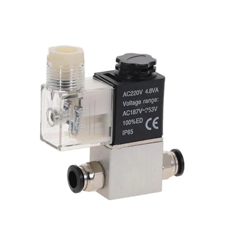 Pneumatische Luftmagnetventile 2V025-08 2 Positionen 2 Anschlüsse Normalerweise geschlossen 1 Stück(2V025-08 Only,AC 220V) von RWGBSFJQ