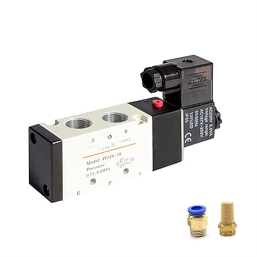 Pneumatisches Magnetventil 4V310-10 Schalldämpfer Schnellspann-befestigung 1 Stücke(Without fittings,AC220V) von RWGBSFJQ