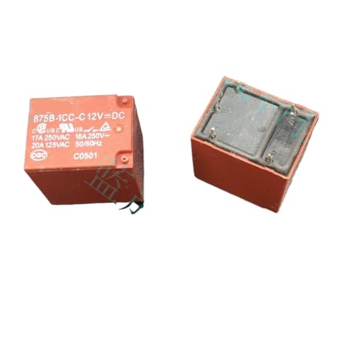 Relais 875B-1CH-FC 875B-1CC-C 875B-1CC-C-12VDC 875B 1CC C 12V 875B 1CC FC 5PIN 17A 5 Stücke(875B-1CC-C-12VDC) von RWGBSFJQ