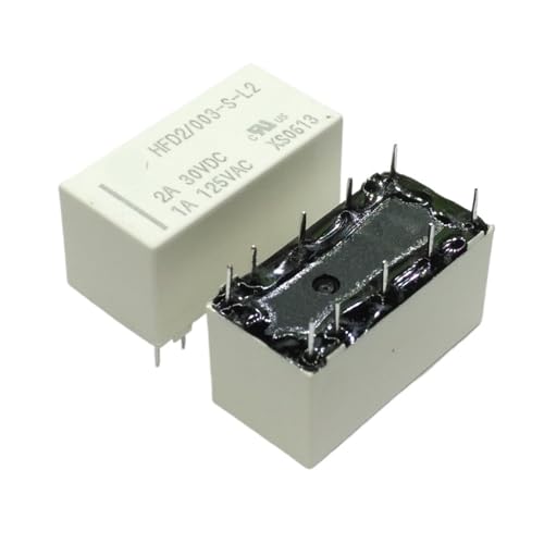 Relais HFD2-012-M-L2 12VDC HFD2-005-M-L2 5VDC HFD2-024-M-L2 24VDC HFD2 012 M L2 12V 10PIN 2A 10Pcs(24V) von RWGBSFJQ