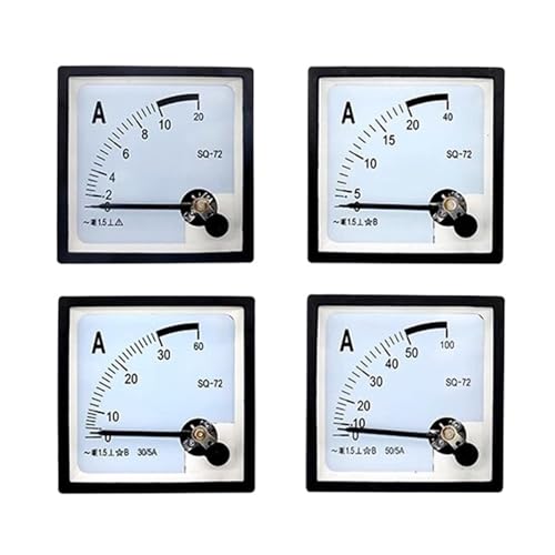 SJ-72 CP-72 SQ-72 CZ-72 AC 1A-600A Analog Panel Meter Amperemeter Amperemeter 1Pcs(600(5A)) von RWGBSFJQ