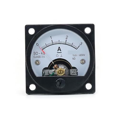 SO-45 Rund DC Amperemeter Analog Pointer DC1A2A3A5A10A15A220A30A 47 * 47mm 1Pcs(5A) von RWGBSFJQ
