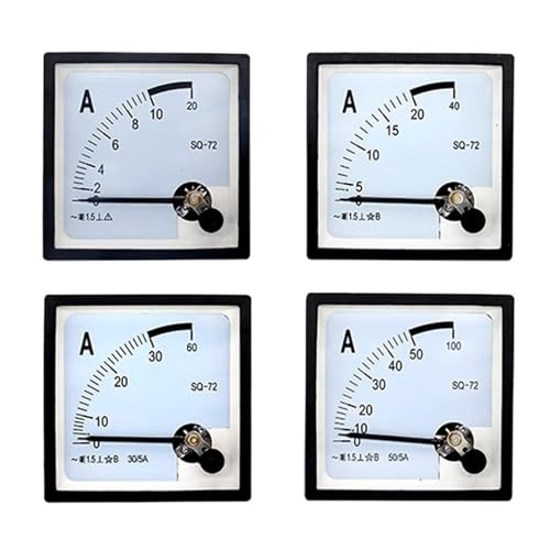 SQ-72 Zeiger 72 * 72mm AC Amperemeter 1A 2A 3A 5A 10A 15A 20A 30A 50A 1 Stücke(5A) von RWGBSFJQ