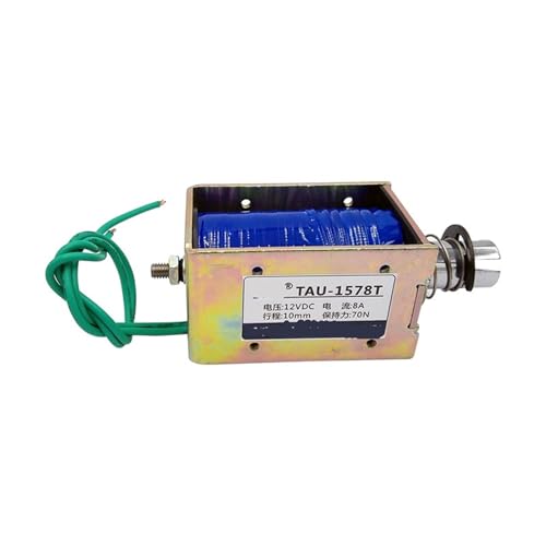 TAU-1578T Solenoid 12V 70N Push&Pull-Typ Hub 0-10mm 24V Open Frame Elektromagnet 1St(TAU-1578T,12V) von RWGBSFJQ