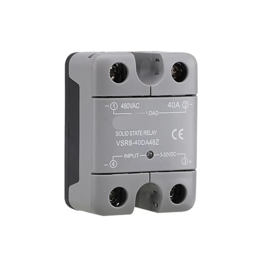 VSR8 Halbleiterrelais SSR-10DA SSR-25DA SSR-40DA 10A 25A 40A Relaismodul 3-32V Eingang DC 24-480VAC Ausgang 1St(SSR-10DA) von RWGBSFJQ