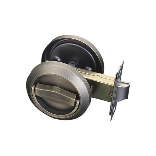 Versteckte Türschlösser Edelstahlgriff Einbauschrank Unsichtbarer Zug Mechanisches Außenschloss 1St(Bronze Set) von RWGBSFJQ