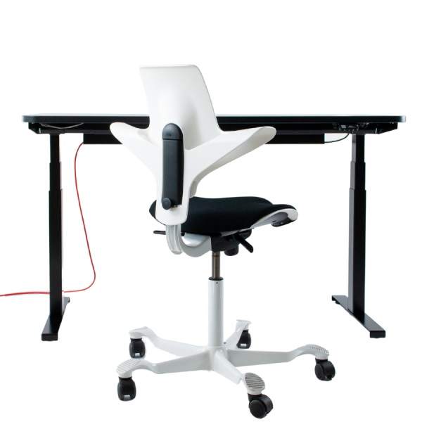 Aktion: Bundle Schreibtisch NewWORK 160x80 cm schwarz & HAG CAPISCO PULS 8020... Aktion: Bundle Schreibtisch NewWORK 160x80 cm schwarz & HAG CAPISCO PULS 8020... von RWH